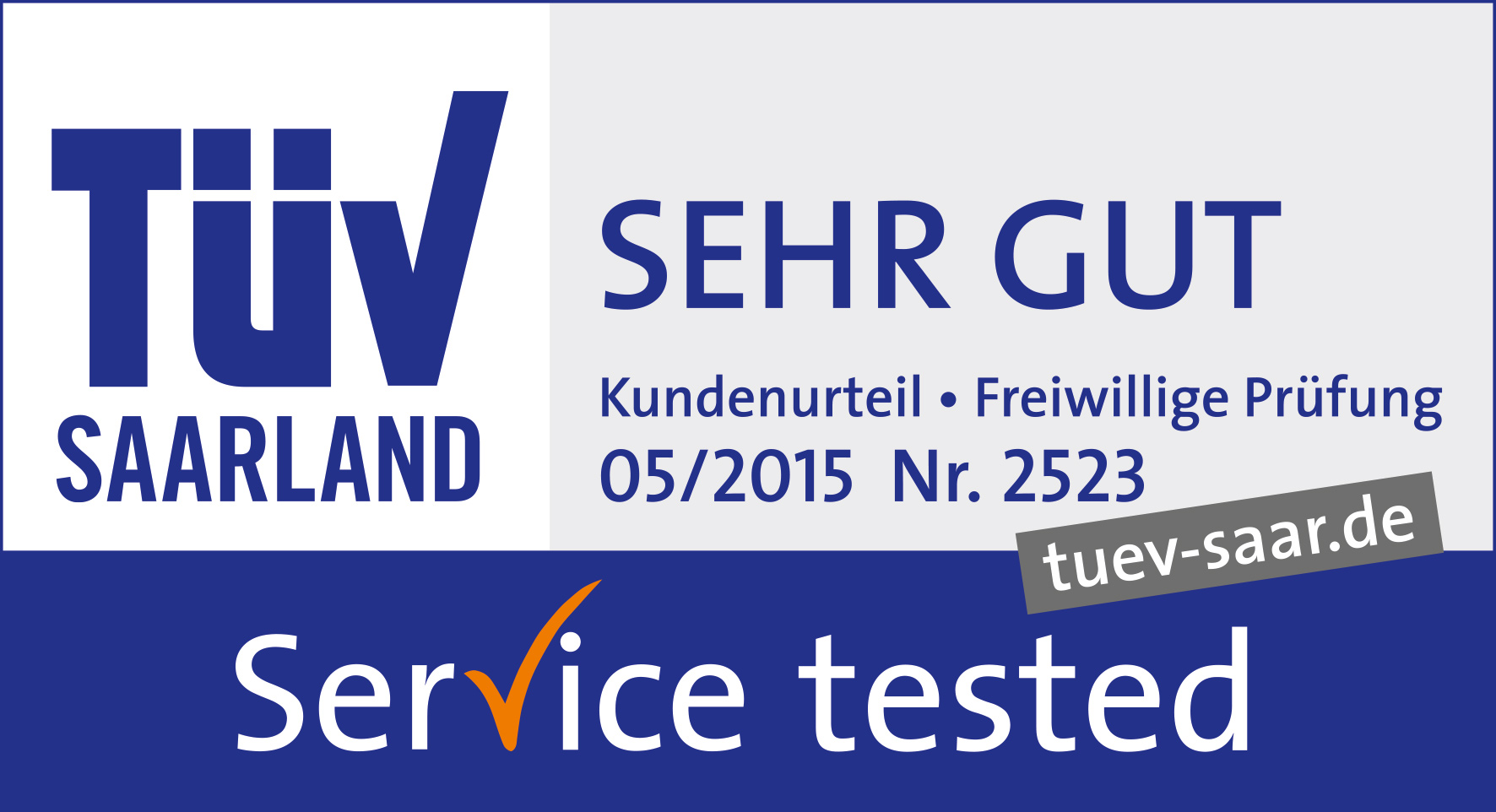 TÜV Zertifikat 2015 TÜV Zertifikat 2015